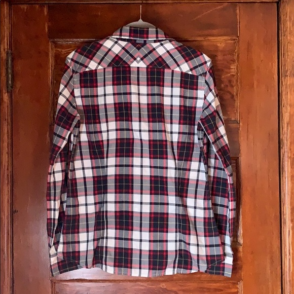 Banana Republic Long Sleeve Plaid Shirt - Picture 2 of 7